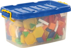 Eduplay Bauspielzeug bunte Formen 360 Stück Karton Lernspielzeug
