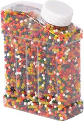 Sensory beads coloured