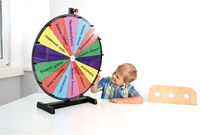 Eduplay Glücksrad Spiel 60 cm mit Whiteboard-Marker und Schwamm-2