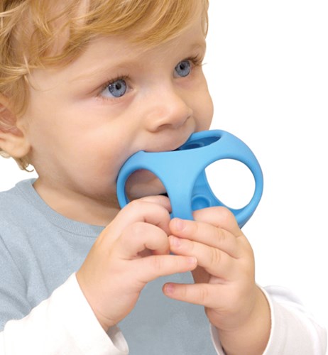 Eduplay Babyspielzeug Oibo Set aus 3 Silikonbällen bunt-3