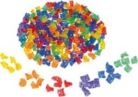 Eduplay transparente Steine Spielzeug Set - 180 Stück - Mehrfarbig