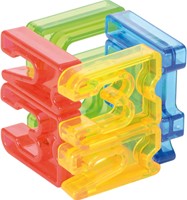 Eduplay Zahlen-Bausteine transparent 140-teiliges Set Lernspielzeug-2