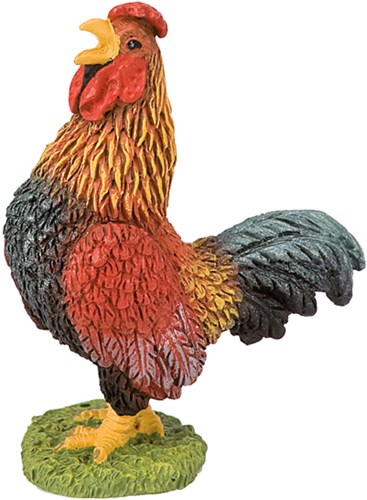 Bullyland Spielfigur Hahn - Bauernhoftier Kunststoff 5 cm