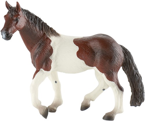 Bullyland Spielzeug Pferd Paint Horse Stute - Spielfigur Gummi