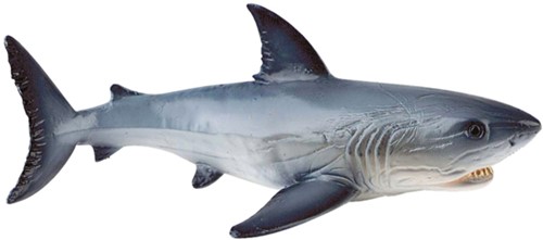 Bullyland Spielfigur Weißer Hai - realistische Hai Tierfigur Spielzeug