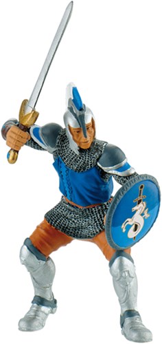 Bullyland Ritter Spielfigur blau - Eduplay Fantasy Spielzeug