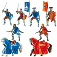 Eduplay Ritter Spielfiguren Set - 8 Stück - Lernspielzeug