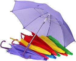 Kinder Regenschirm Set 12 Stück bunt Ø 50 cm Regen Spaß für Kinder