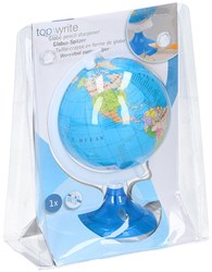 Puntenslijper globe Weltkugel - bunte Anspitzer für Kinder und Erwachsene