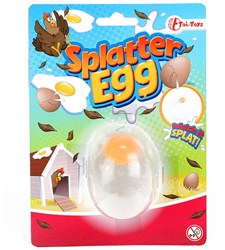 Toi-Toys Wurf-Ei Spielzeug - lustiges Fake-Ei für Kinder