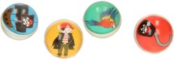 Stuiterball Pirat Spielzeug Ball 3 cm Piratenparty Mitgebsel Kinder