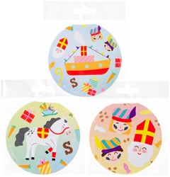 Notizbuch Sinterklaas rundes Malbuch für Kinder 8 cm