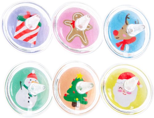 Tol Weihnachten Spielzeug Set aus 12 Stück bunte Kunststoff-2