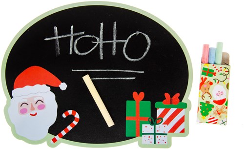 Kreidetafel Weihnachten Kreide kompakt Maltafel festliches Geschenk-3