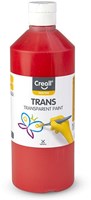 Creall transparente Farbe rot 500ml - Bastelfarbe für Kinder
