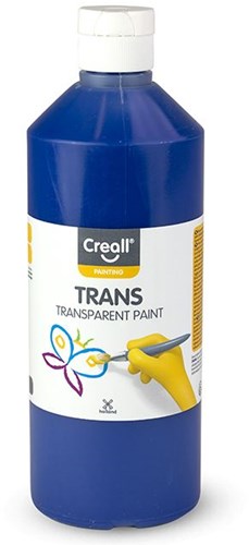Creall transparente Farbe blau - 500ml kreative Fensterfarbe