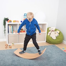TickiT Holz-Balance-Board - pädagogisches Spielzeug für Kinder