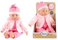 Zarte Babypuppe Puppenhauspuppe rosa 40 cm Spielzeug Geschenk-2