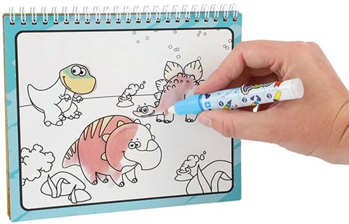 Dino-Buch zum Malen mit Wasser 46845B