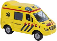 Ambulance Spielzeugauto Die-Cast Pull-Back 8 cm mit Mercedes-Benz Design