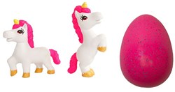 Groei-Ei Einhorn Spielzeug rosa magisches XL Ei Unicorn 50 cm