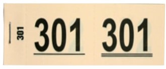 Zahlensätze 1-1000 in orangefarbener Box