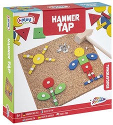 Creative Craft Group Hammerkasten Holzspielzeug Set 74-teilig für Kinder