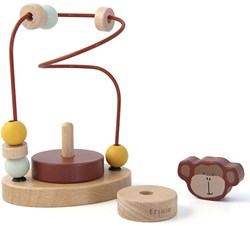 Trixie Holzperlenlabyrinth - Lernspielzeug Mr. Monkey FSC Affe
