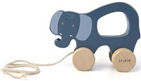 Trixie Holz Nachziehtier - Mrs. Elephant - FSC zertifiziert - blau-2