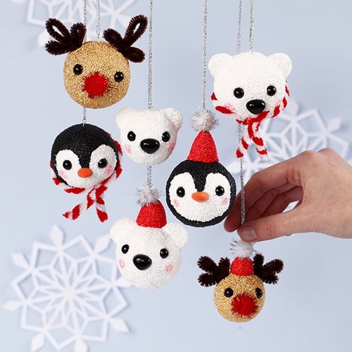 Creativ Company Bastelset Arktis-Tiere für Kinder mit Bastelmaterial-2