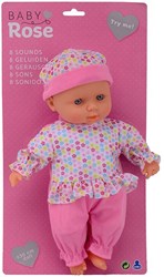 Baby Rose Babyrose Puppe +/- 30 cm. 27443