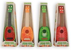 Spielzeug Gitarre Frucht Lernspiel Karton Kinder Multicolor