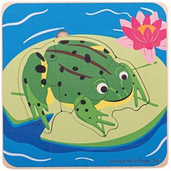 Bigjigs Lebenszyklus-Puzzle Frosch