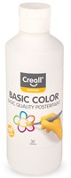 Creall Plakatfarbe Weiß - Basic Farbe 250ml für Basteln und Malen