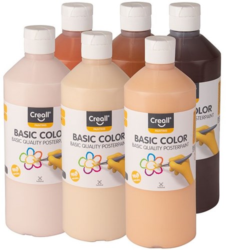 Creall Plakatfarbe 500ml Hautfarbe - Kinderfarbe zum kreativen Malen-3