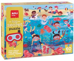 APLI Kids APLI - Puzzle Top Secret Strand (60 Teile)