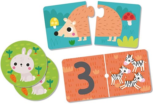 APLI Kids APLI - 3 Tierspiele (Puzzle, Memory, Domino)-2
