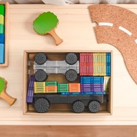 Connetix Magnetkacheln Transport Set 50-teilig-3