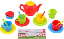 Johntoy Spielzeug Teeset 17-teilig Home and Kitchen mehrfarbig Kunststoff