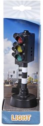 Kids GLOBE Ampel Spielzeug mit Licht und Sound 12cm Verkehrsampel