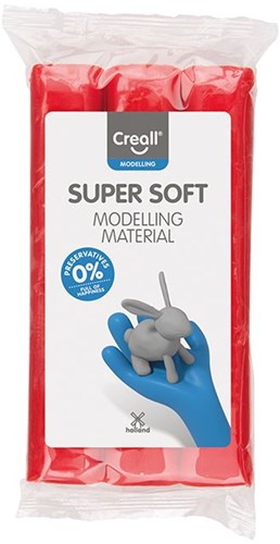 Creall Supersoft Knetblock 500g Rot