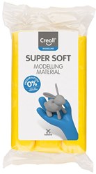 Creall Supersoft Knete Block 500g Gelb