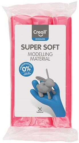 Creall Supersoft Knetblock 500g Rosa