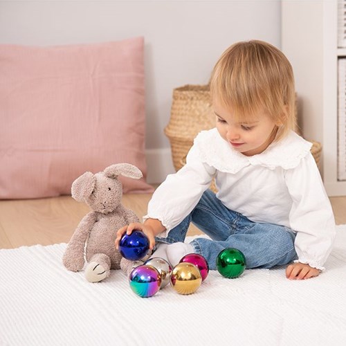 TickiT sensorisches Spielzeug reflektierende Farbmystery-Bälle multicolor