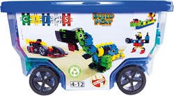 Clics Baukasten Rollerbox 15 in 1 - nachhaltiges Konstruktionsspielzeug