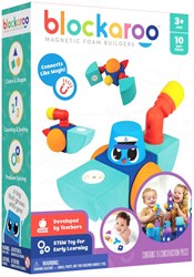 Magnetische Foam Bausteine Boot Box Konstruktionsspielzeug - 10-teilig - Badespielzeug