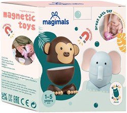 Clics magnetisches Safari Spielzeug - Magimals Wibly Wobly Tier Badespielzeug