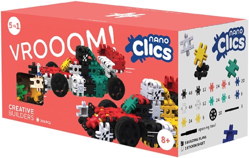 Clics Bausteine Nano Clics Creative Builders 250-teiliges Konstruktionsset
