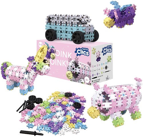 Clics Bausteine Nano Clics Fantasy Builders 250 Stück nachhaltiges Spielzeug-2