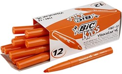 Creativ Company Filzstifte orange - Premium Marker 12 Stück